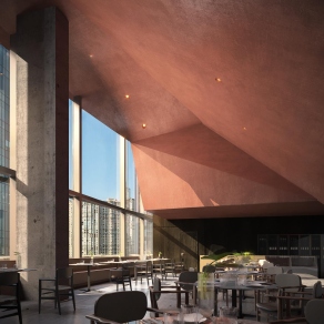 工业风餐厅3D模型下载